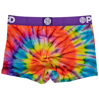 DC Wonder Woman Symbol Tie Dye Microfiber Blend Boy Shorts Underwear alternate image