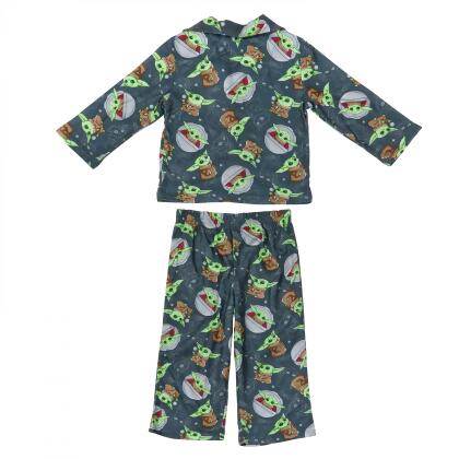Star Wars The Mandalorian Grogu Character All Over Pajama Set alternate image
