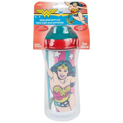 DC Comics Wonder Woman Retro 9oz Insulated Sippy Cup alternate image