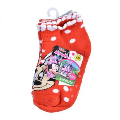 Disney Minnie Mouse and Daisy Duck Baby Girl Crew Socks 6-Pack alternate image