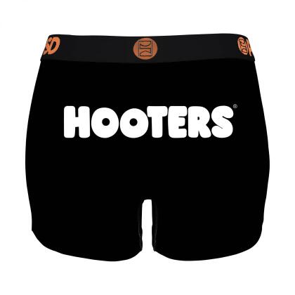 Hooters Restaurant Uniform Black Microfiber Blend PSD Boy Shorts Underwear alternate image