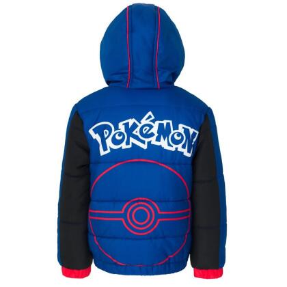 Pokemon Trainer Kids Puffy Jacket Coat alternate image