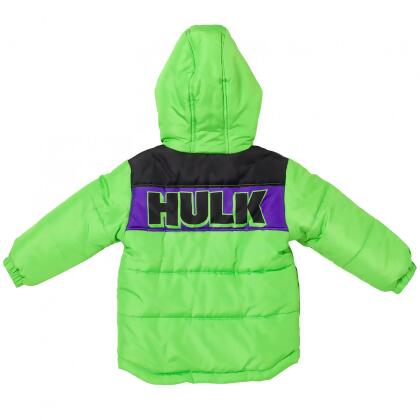 The Incredible Hulk Muscles Puffy Kid's Jacket alternate image