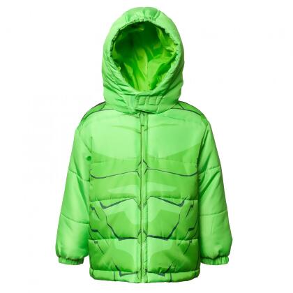The Incredible Hulk Muscles Puffy Kid's Jacket alternate image