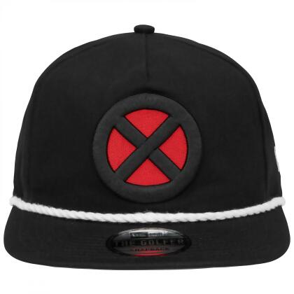 X-Men Logo Black Colorway New Era Adjustable Golfer Rope Hat alternate image