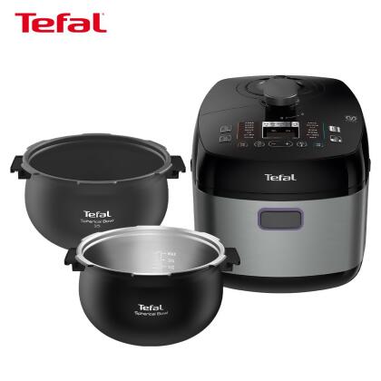 Tefal法國特福 鮮呼吸智能萬用鍋-星辰銀 CY625870+不鏽鋼球釜內鍋 