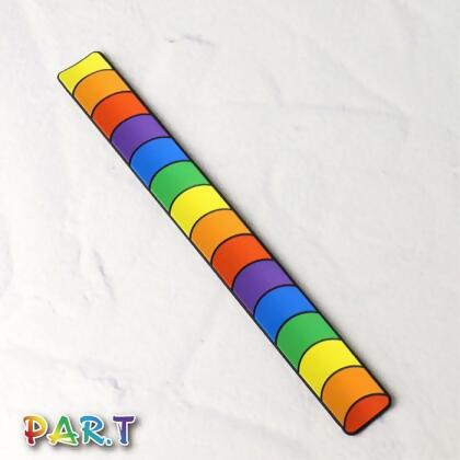 PAR.T | RAINBOW LGBT PRIDE SERIES- CURVABLE BRACELET-INFINATE RAINBOW 