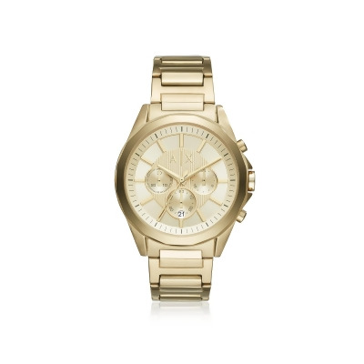 armani gold and silver watch