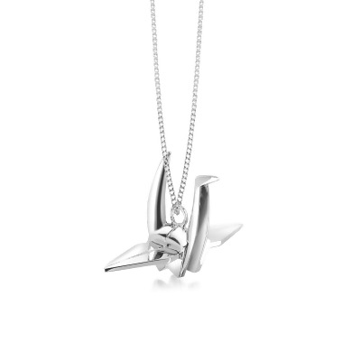 Origami Designer Necklaces Sterling Silver Bird Pendant Long Necklace From Forzieri Singapore At Com Sg - Long Designer Pendant Necklaces Origami Designer Necklaces Sterling Silver Bird Pendant Long Necklace From Forzieri Singapore At Com Sg - Long Designer Pendant Necklaces