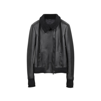 Forzieri Designer Leather Jackets Women S Black And Mix Forzieri Designer Leather Jackets
