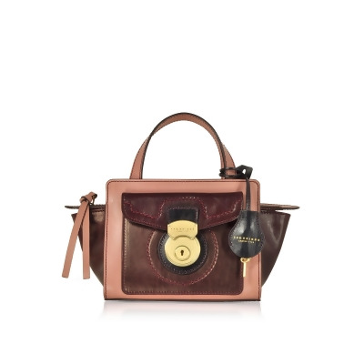 The Bridge Designer Handbags Rufina Small Leather Satchel Bag