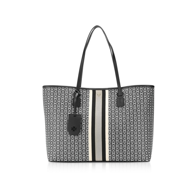 designer coated canvas tote