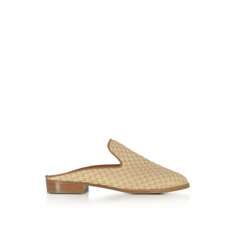 designer flat mules