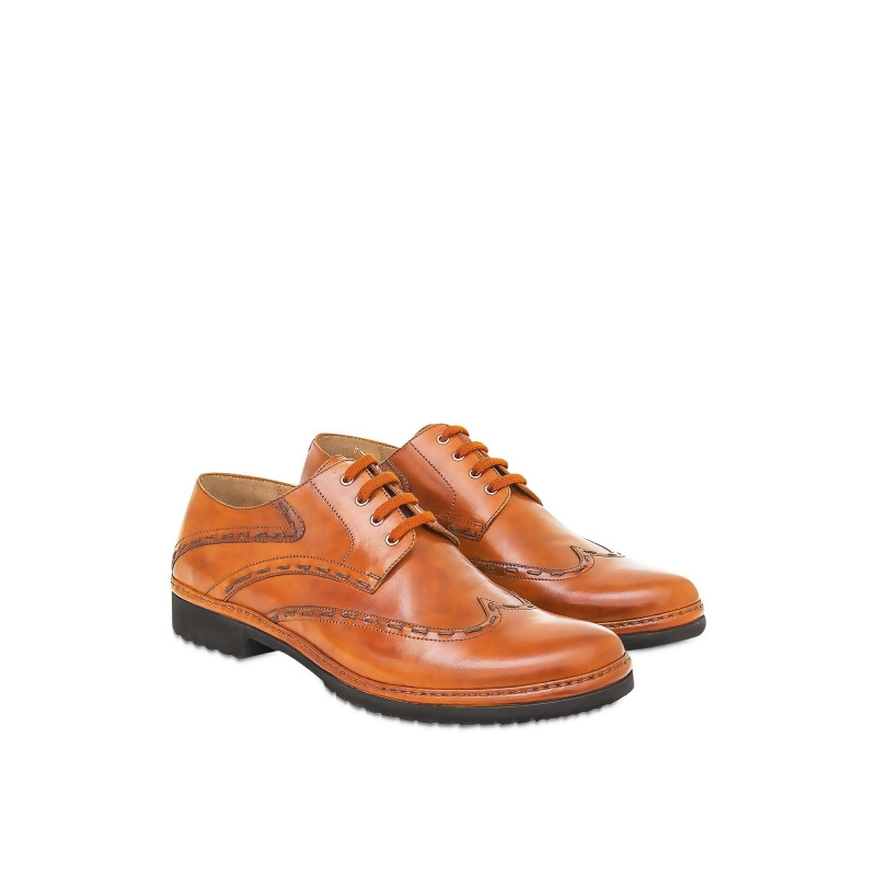 Pakerson Designer Shoes, Orange Cortona 