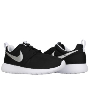 Nike Roshe One Gs Black/Silver-White Big Kids Running Shoes 599728-021 - 6 Grade School