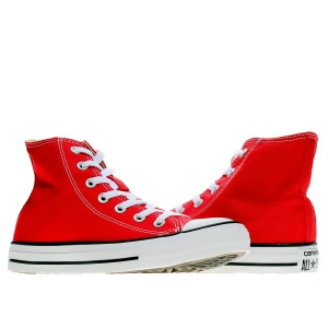Converse Chuck Taylor All Star Red High Top Sneakers M9621 - 6.5 Men / 8.5 Women