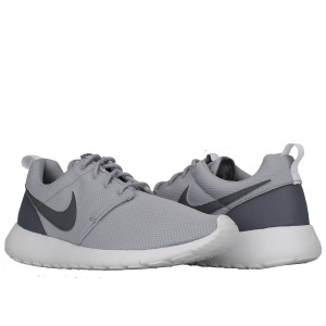 Nike Roshe One Gs Wolf Grey/Cool Grey-White Big Kids Running Shoes 599728-028 - 7 Grade School