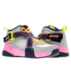 Nike Air Turf Raider Gs White/Pink-Navy Girls' Basketball Shoes 644882-101 - 5.5 Grade School