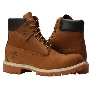 Timberland 6-Inch Premium Waterproof Rust Nubuck Men's Boots 72066 - 11