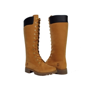 Timberland Pre 14-Inch Waterproof Side-Zip Lace-Up Wheat Women's Boots 8633A - 6