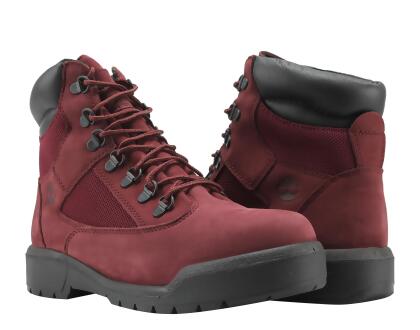 burgundy red timberland boots