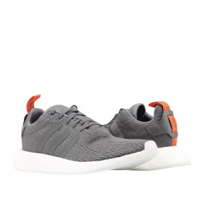 Adidas Nmd_r2 Grey/Grey/Future Harvest Men's Running Shoes By3014 - 13