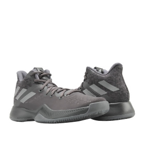 Adidas Mad Bounce J Black/Black/Grey Big Kids Basketball Shoes Db0853 - 4 Grade School