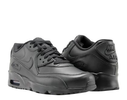 Nike Air Max 90 LTR (GS) BlackBlack Big Kid's Running Shoes 833412 001 Nike Air Max 90 EZ Boys' Grade School