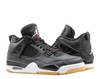 black and white jordan 4