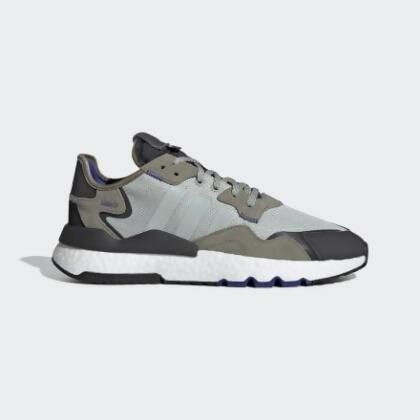 Adidas Nite Jogger Shoes Ash Silver 14 Mens From Adidas At Shop Com