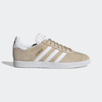 beige gazelles womens