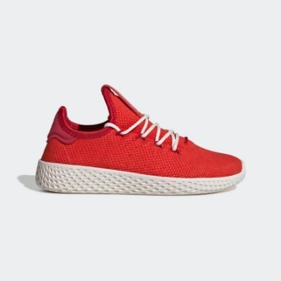 pharrell williams tennis hu shoes red