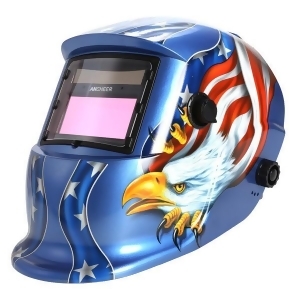 Ancheer Solar Arc Tig Mig Auto-Darkening Welding Helmet Mig Tig Arc Professional Mask - All