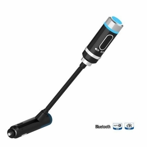 Coocheeer Wireless Bluetooth Fm Transmitter Radio Adapter Handsfree Car Kit with Car Charger Adapter For iPhone/Android Cellphon - All
