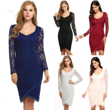 Long Sleeve Semi Formal Dress