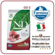 Farmina N&D Grain Free Chicken & Pomegranate Dog Food 純雞肉 + 石榴 無穀物 成犬配方7kg Farmina N&D Grain Free Chicken & Pomegranate Dog Food 純雞肉 + 石榴 無穀物 成犬配方7kg