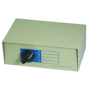 Monoprice 4x1 Db25 Female Manual Data Switch Box - All