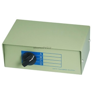 Monoprice 4x1 Bnc Female Manual Data Switch Box - All
