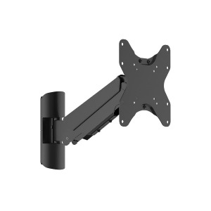 Monoprice Smooth Series Black Small Full-Motion Tv Wall Mount Bracket Supports up to 42 displays 11 to 66 lbs 200x200 Vesa - All