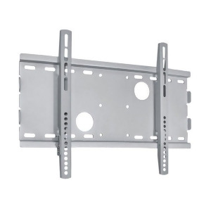 Monoprice Titan Series Fixed Low ProfileWall Mount For Medium 32 55 Inch TVs Displays Max 165 Lbs. 75x75 to 450x250 Silver - All