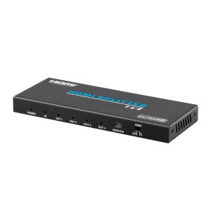 Monoprice Blackbird 4K Pro 1x4 Hdmi Splitter with Hdcp 2.2 and Edid Support - All