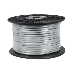 Monoprice 1000ft 6 Conductor 28Awg Stranded Bulk Phone Cable Silver - All