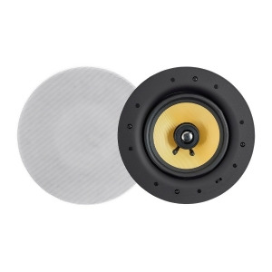 Monoprice Caliber 60-Watt Powered 6.5in Ceiling Speakers Fiber 2-way with Bluetooth - All