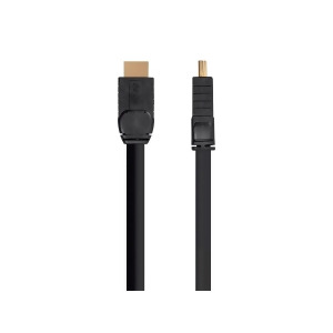 Monoprice Hoss Installer Grade Active High Speed Hdmi Cable 4K Hdr 18Gbps 24Awg Cl3 60ft Black - All