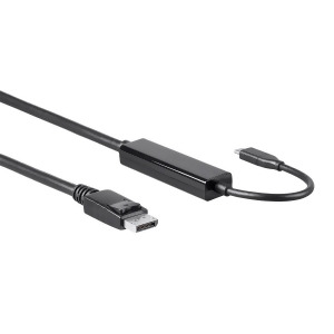 Monoprice Usb 3.1 Type-C to DisplayPort Active Cable 4K 60Hz 6ft - All