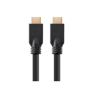 Monoprice Commercial Series High Speed Hdmi Cable 4K 24Hz 10.2Gbps 24Awg Cl2 25ft Black - All