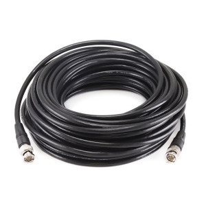 Monoprice 50ft Bnc Male to Bnc Male Rg-59u Cable Black - All