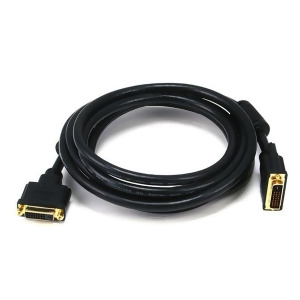 Monoprice 10ft 28Awg Cl2 Dual Link Dvi-d Male-to-Female Extension Cable Black - All
