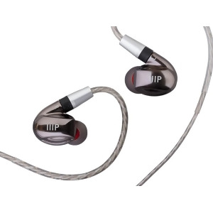 Monoprice Mp80 Aluminum In-Ear Earphone Balanced Armature Driver and Dynamic Driver with Three Tuning Nozzles - All