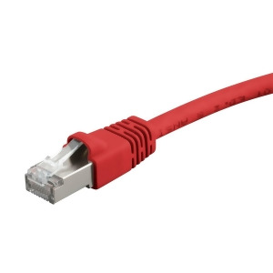 Monoprice Cat6A Ethernet Patch Cable Network Internet Cord Rj45 550Mhz Stp Pure Bare Copper Wire 10G 26Awg 75ft Red - All